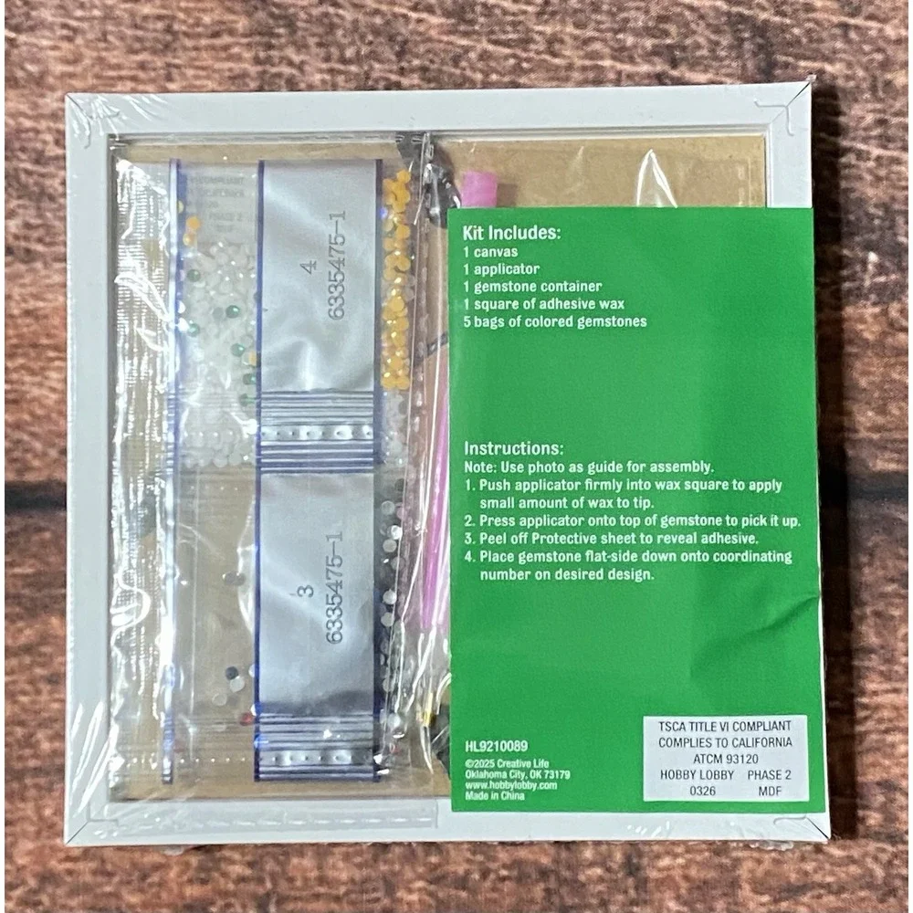 Believe on White Square Diamond Painting Kit in Frame Hobby Lobby Creative Life
